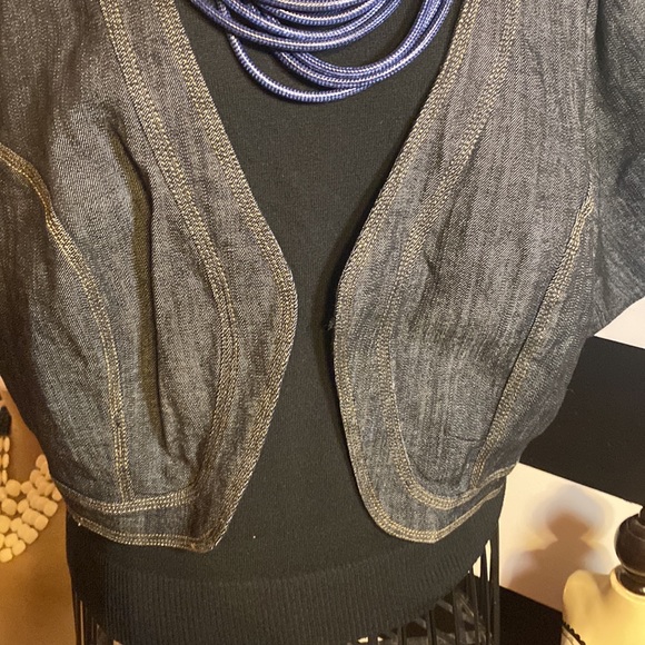 Crop denim jacket - Picture 5 of 5